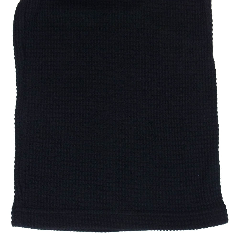 リフォメッド 26SS REPT-046 AZEAMI THERMAL PANTS 畦編み ドローストリング サーマル パンツ ブラック系 1【美品】【中古】
