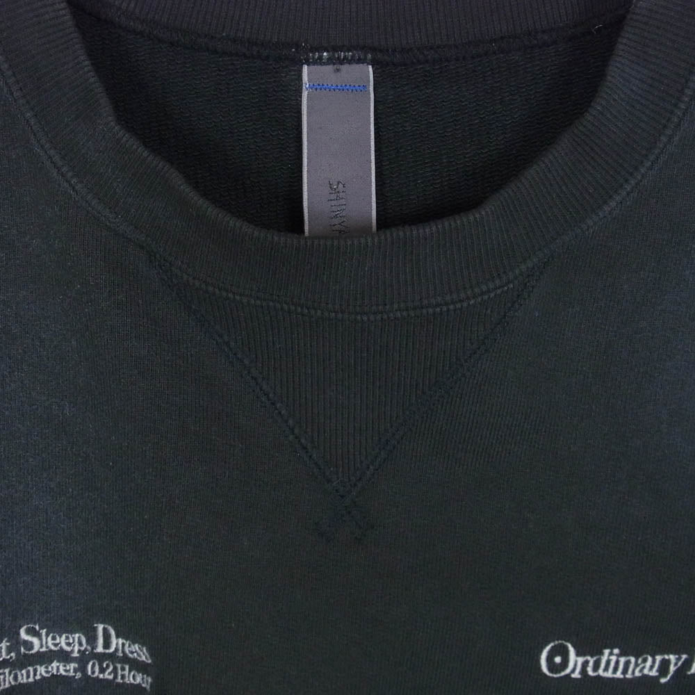 SHINYAKOZUKA シンヤコヅカ 25AW 2502SK94 WASHED ORDINARY HOME HIS CREW ウォッシュ オーディナリー ホーム ヒズ クルー クルーネック スウェット ブラック系 M【中古】