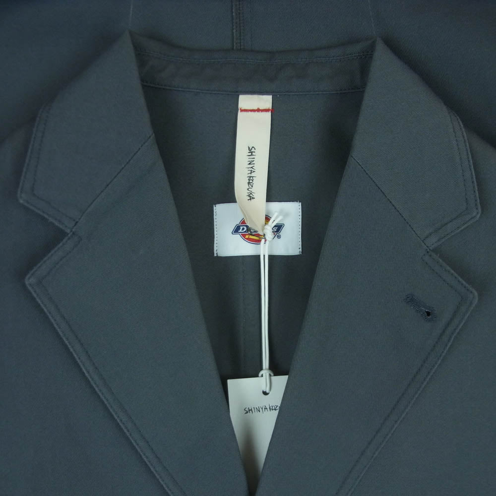 SHINYAKOZUKA シンヤコヅカ Dickies ディッキーズ 2601SK118 His JK With Dickies ディッキーズ 別注 T/C TWILL 2B テーラード ジャケット チャコール系 CHARCOAL S【極上美品】【中古】