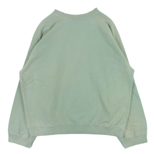 ANCELLM アンセルム ANC-CT145-A UNEVENNESS SWEAT SHIRT アンイーブンネス クルーネック スウェットシャツ ライトグリーン系 1【中古】