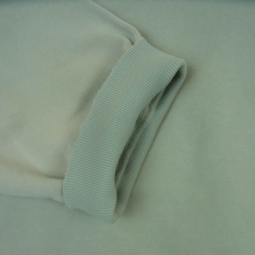 ANCELLM アンセルム ANC-CT145-A UNEVENNESS SWEAT SHIRT アンイーブンネス クルーネック スウェットシャツ ライトグリーン系 1【中古】