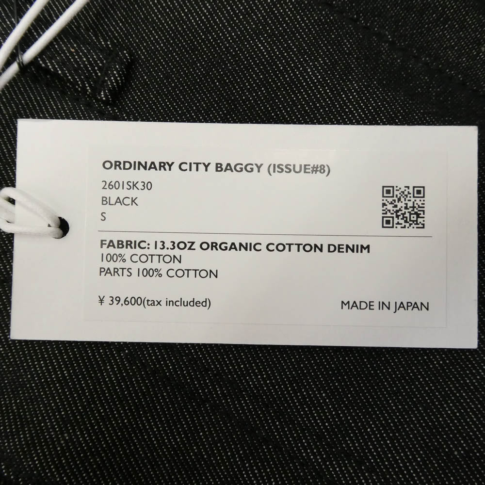 SHINYAKOZUKA シンヤコヅカ 26SS 2601SK30 ORDINARY CITY BAGGY オーディナリーシティバギー デニムパンツ ダークグレー系 S【美品】【中古】