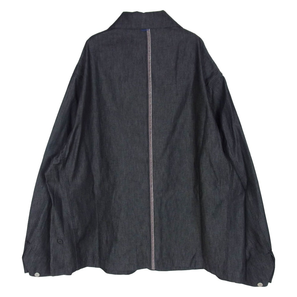 SHINYAKOZUKA シンヤコヅカ 26SS 2601SK02 ORDINARY CITY COVERALL オーディナリー シティ デニム カバーオール ジャケット ブラック系 L【美品】【中古】