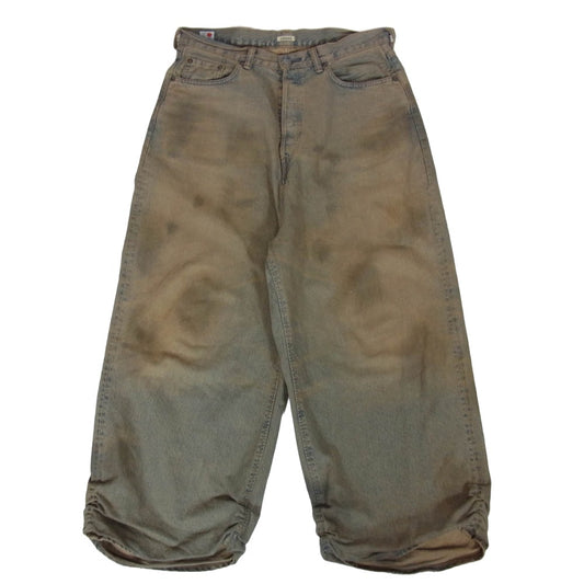 リフォメッド EDWIN エドウィン 25AW K80262 FRESH MAN DENIM WIDE PANTS フレッシュマン ワイド バギー デニムパンツ ジーンズ インディゴブルー系 3【中古】