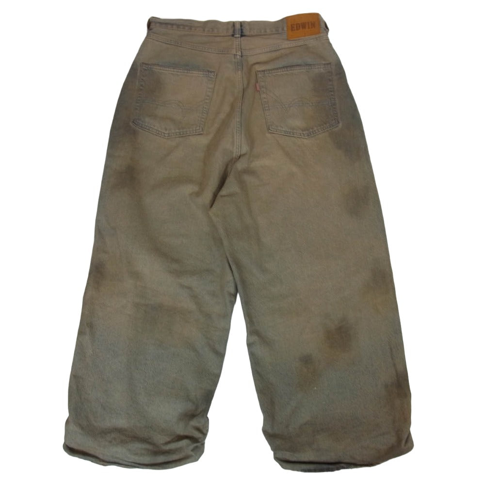 リフォメッド EDWIN エドウィン 25AW K80262 FRESH MAN DENIM WIDE PANTS フレッシュマン ワイド バギー デニムパンツ ジーンズ インディゴブルー系 3【中古】