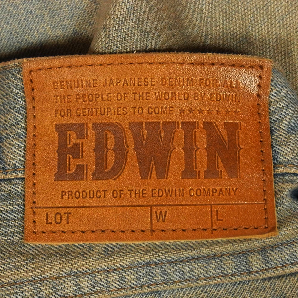 リフォメッド EDWIN エドウィン 25AW K80262 FRESH MAN DENIM WIDE PANTS フレッシュマン ワイド バギー デニムパンツ ジーンズ インディゴブルー系 3【中古】