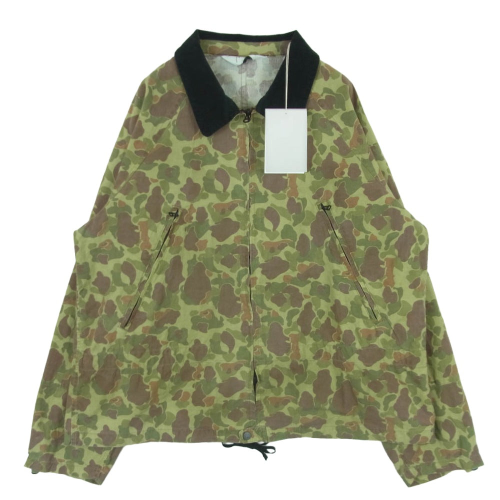 ANCELLM アンセルム ANC-JK83-DH CAMO ZIPUP JACKET カモフラ ジップアップ ジャケット グリーン系 ブラウン系 2【中古】