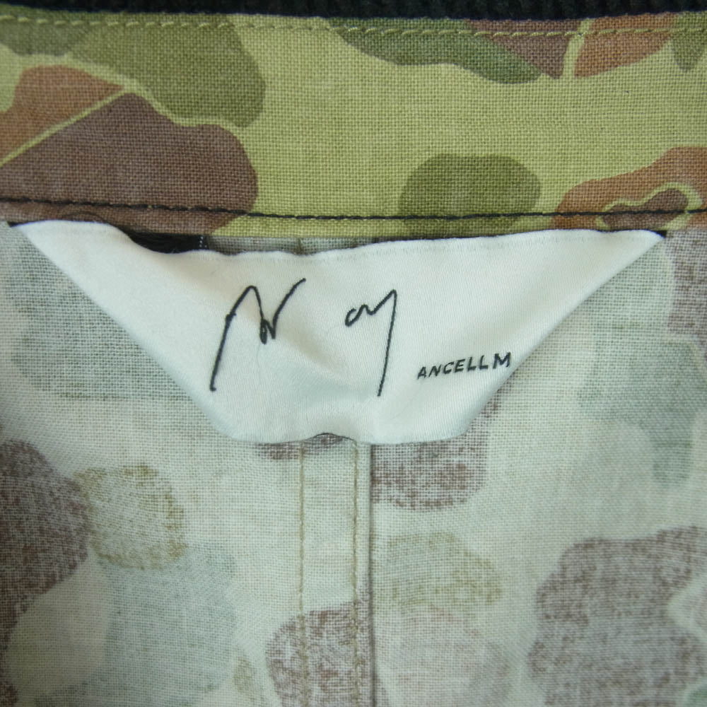 ANCELLM アンセルム ANC-JK83-DH CAMO ZIPUP JACKET カモフラ ジップアップ ジャケット グリーン系 ブラウン系 2【中古】