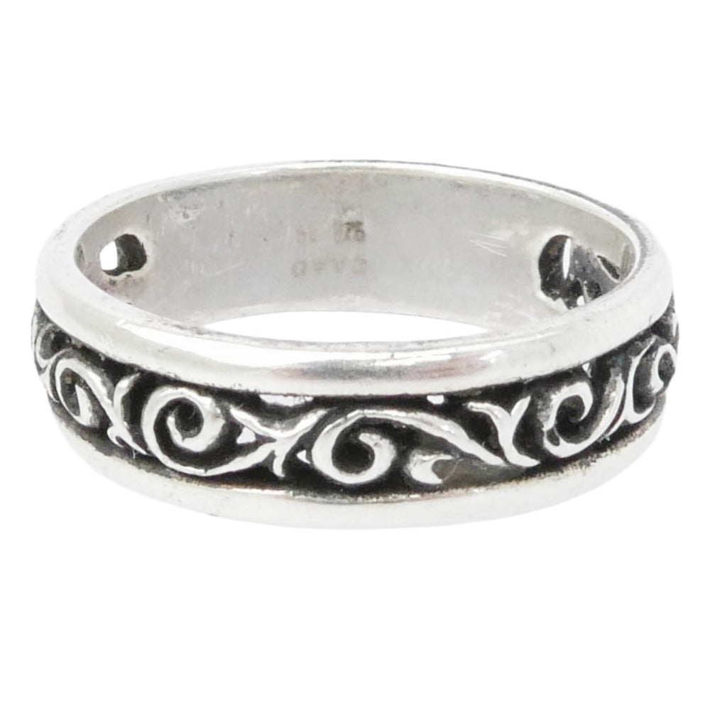 SAAD サード アラベスク 唐草 リング シルバー系 18号【中古】