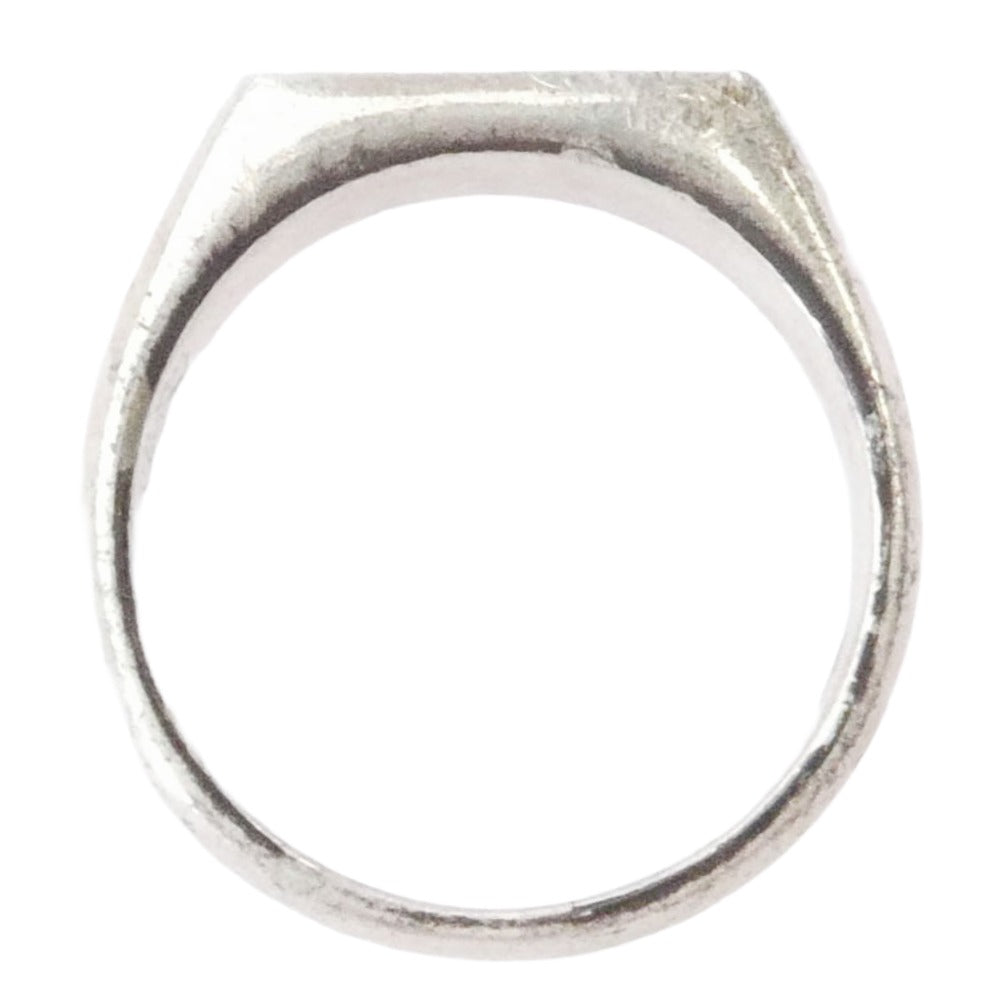 SAAD サード アラベスク スクエアタイプ シグネット リング 指輪 シルバー系 24.5号【中古】