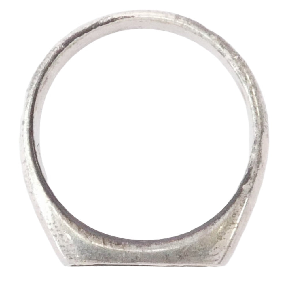 SAAD サード アラベスク スクエアタイプ シグネット リング 指輪 シルバー系 24.5号【中古】