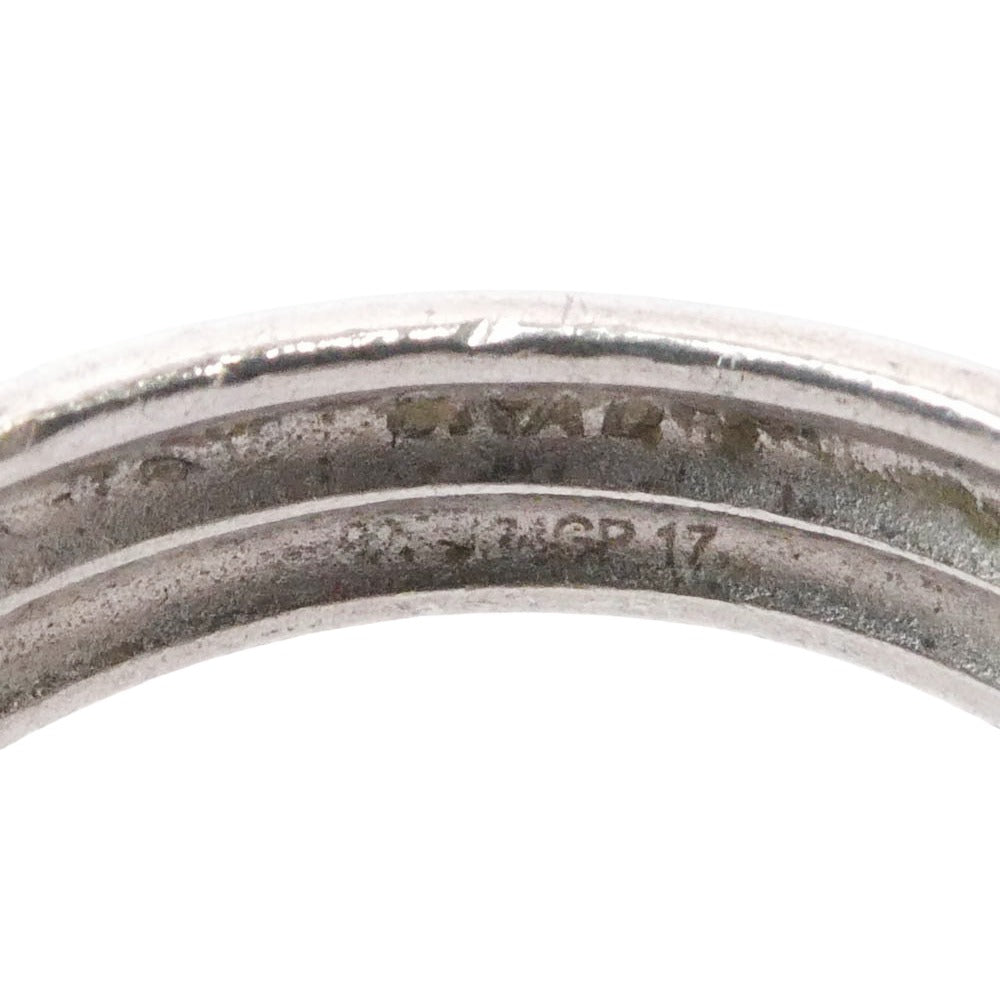 SAAD サード 925 Ｋ24GP アラベスク リング シルバー系 ゴールド系 16号【中古】