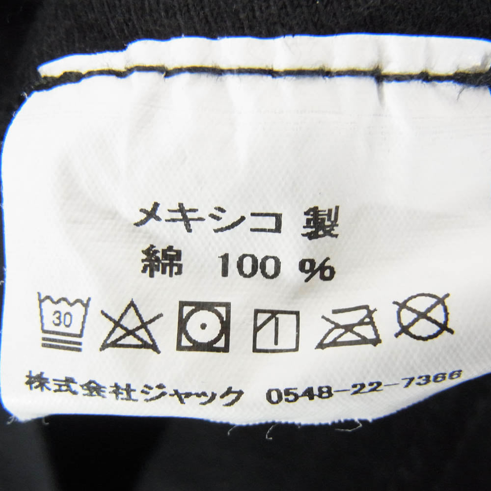 STUSSY ステューシー ストックロゴ プリント クルーネック 長袖カットソー ブラック系 S【中古】