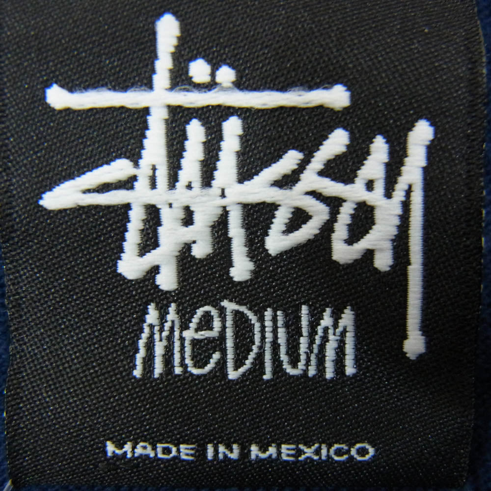 STUSSY ステューシー GUAM グアム 店舗限定 ロゴプリント Tシャツ 半袖 カットソー ネイビー系 M【中古】