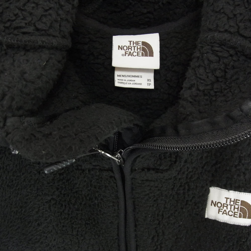THE NORTH FACE ノースフェイス NP02002Z CAMPSHIRE PULLOVER HOODIE プルオーバー フリース アノラック パーカー ブラック系 XS【中古】
