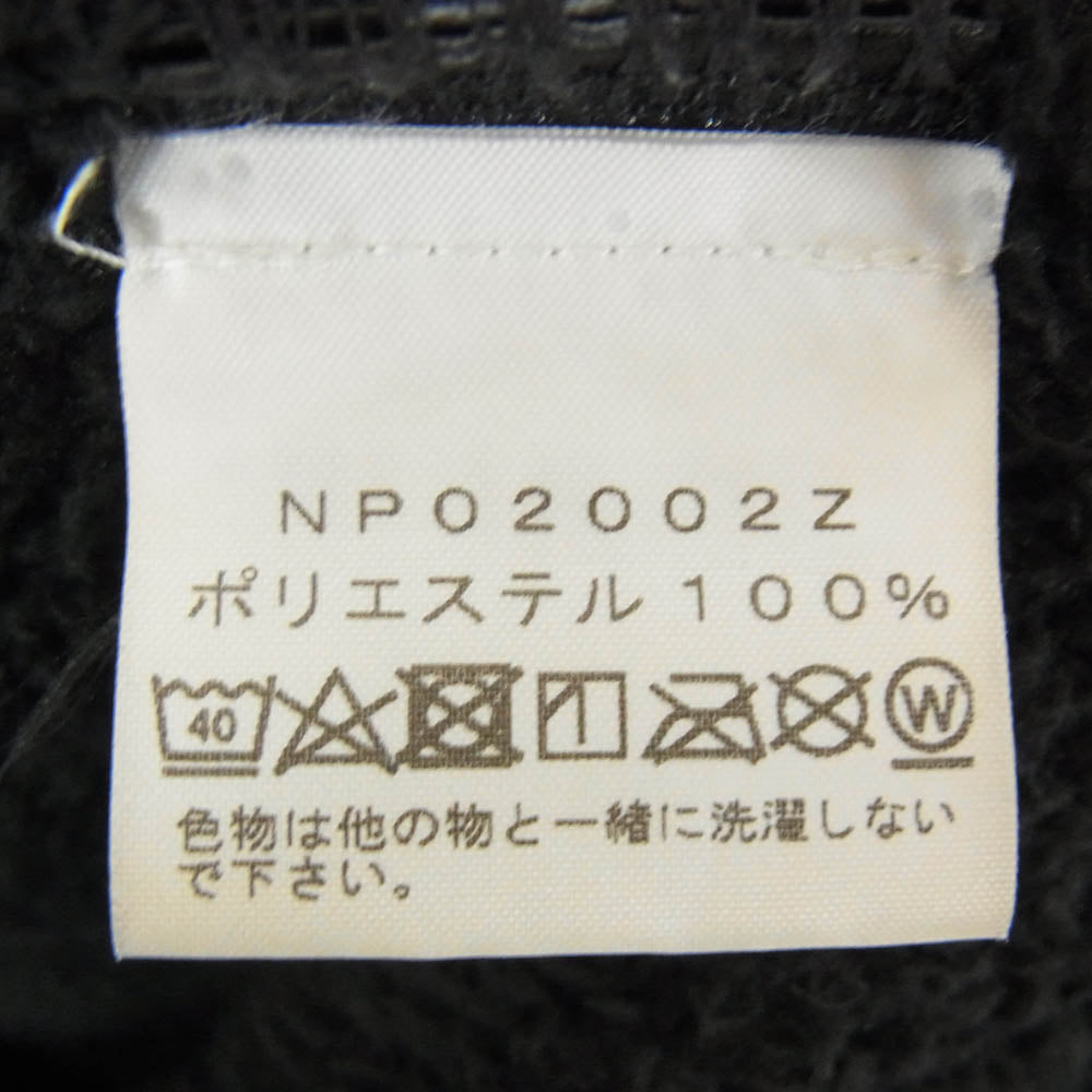 THE NORTH FACE ノースフェイス NP02002Z CAMPSHIRE PULLOVER HOODIE プルオーバー フリース アノラック パーカー ブラック系 XS【中古】
