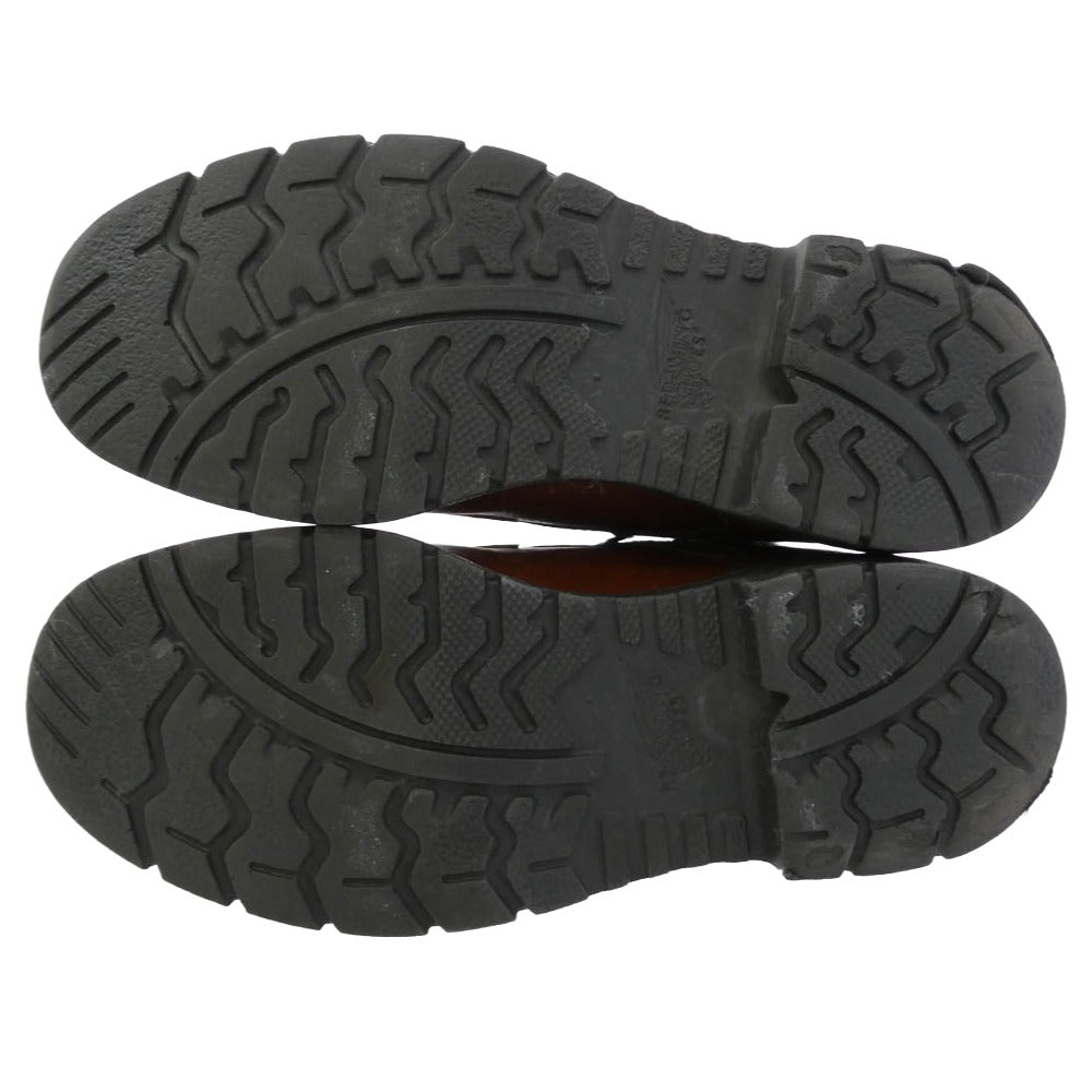 RED WING レッドウィング 2010年製 2226 USA製 スティールトゥ レザー ワークブーツ レッドウィング 純正インソール付 ダークブラウン系 ブラック系 26cm【中古】