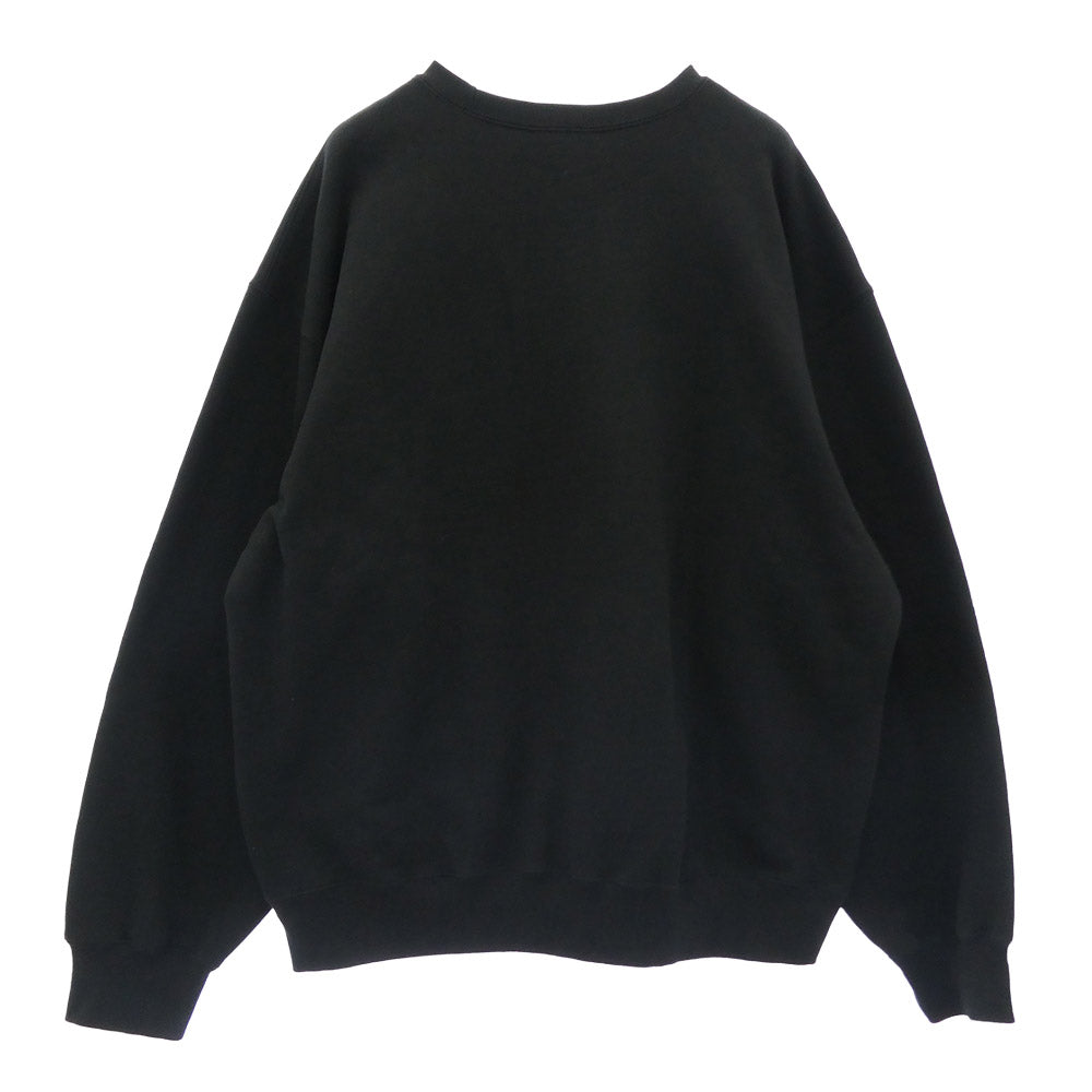 Supreme シュプリーム 24SS Established Crewneck エスタブリッシュ フロントロゴプリント スウェット ブラック系 XXL【中古】