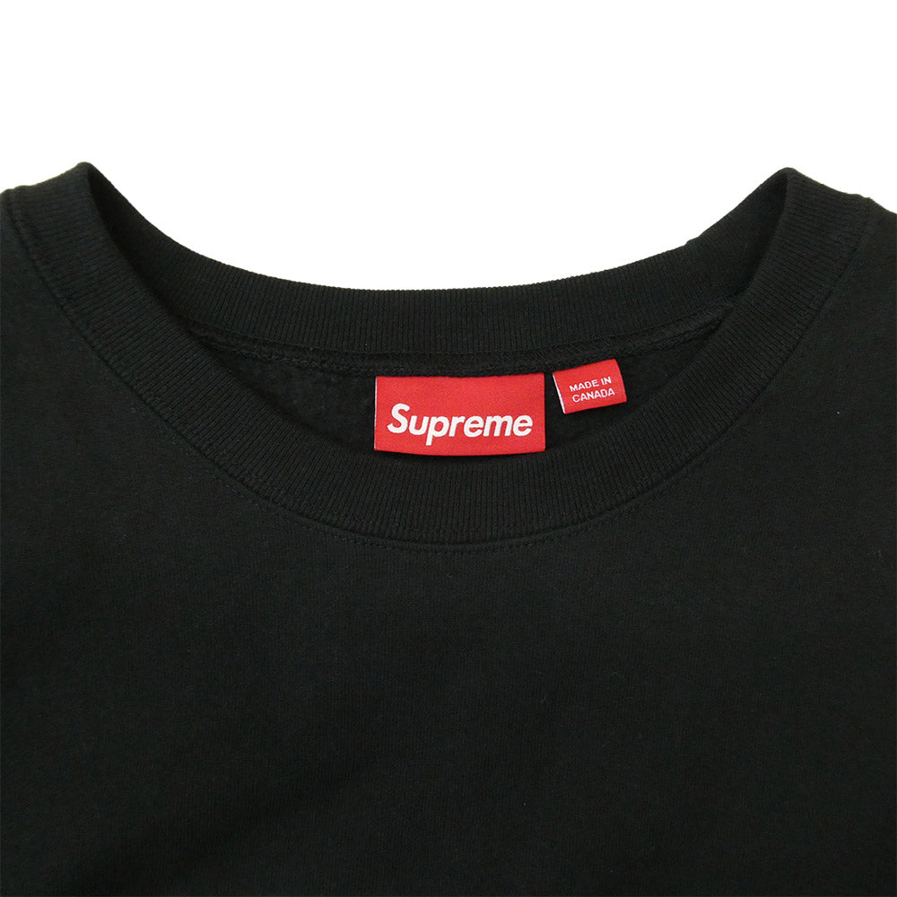 Supreme シュプリーム 24SS Established Crewneck エスタブリッシュ フロントロゴプリント スウェット ブラック系 XXL【中古】