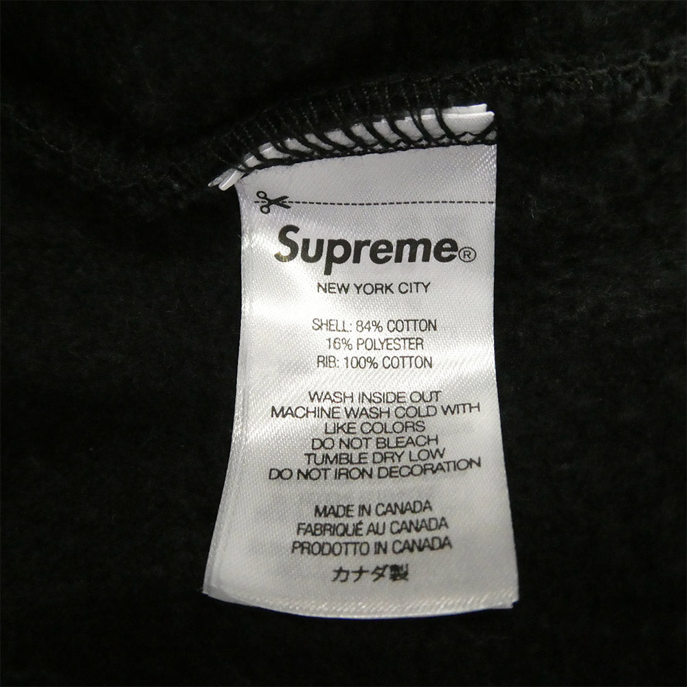 Supreme シュプリーム 24SS Established Crewneck エスタブリッシュ フロントロゴプリント スウェット ブラック系 XXL【中古】
