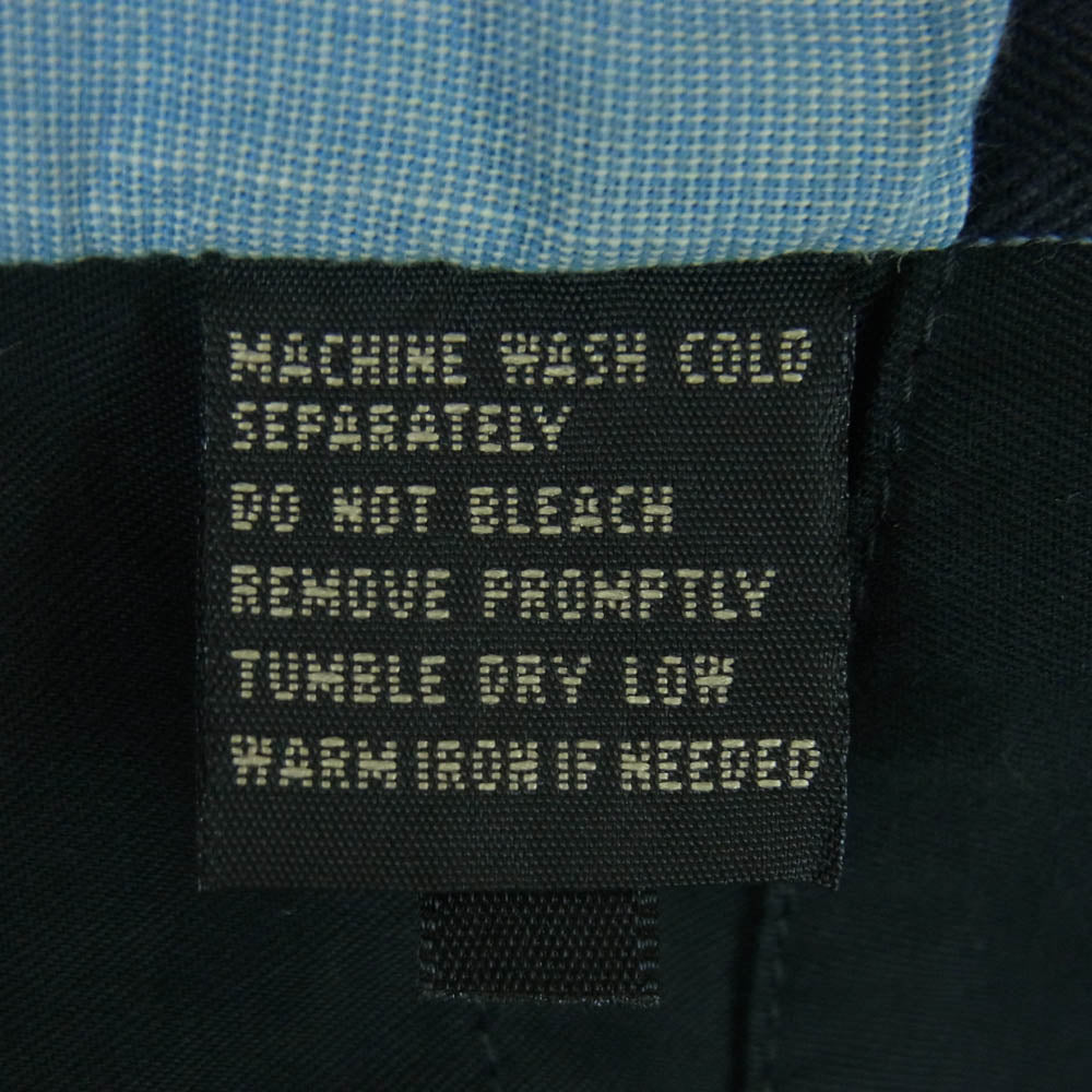 RRL ダブルアールエル STRIPE VEST ストライプ ベスト コットン 中国製 ブラック系 ホワイト系 M【中古】
