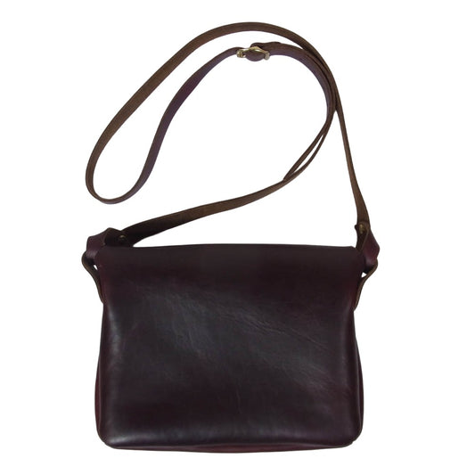 FERNAND LEATHER フェルナンドレザー Horizontal Concho Pouch コンチョ ショルダー バッグ ブラウン系【中古】