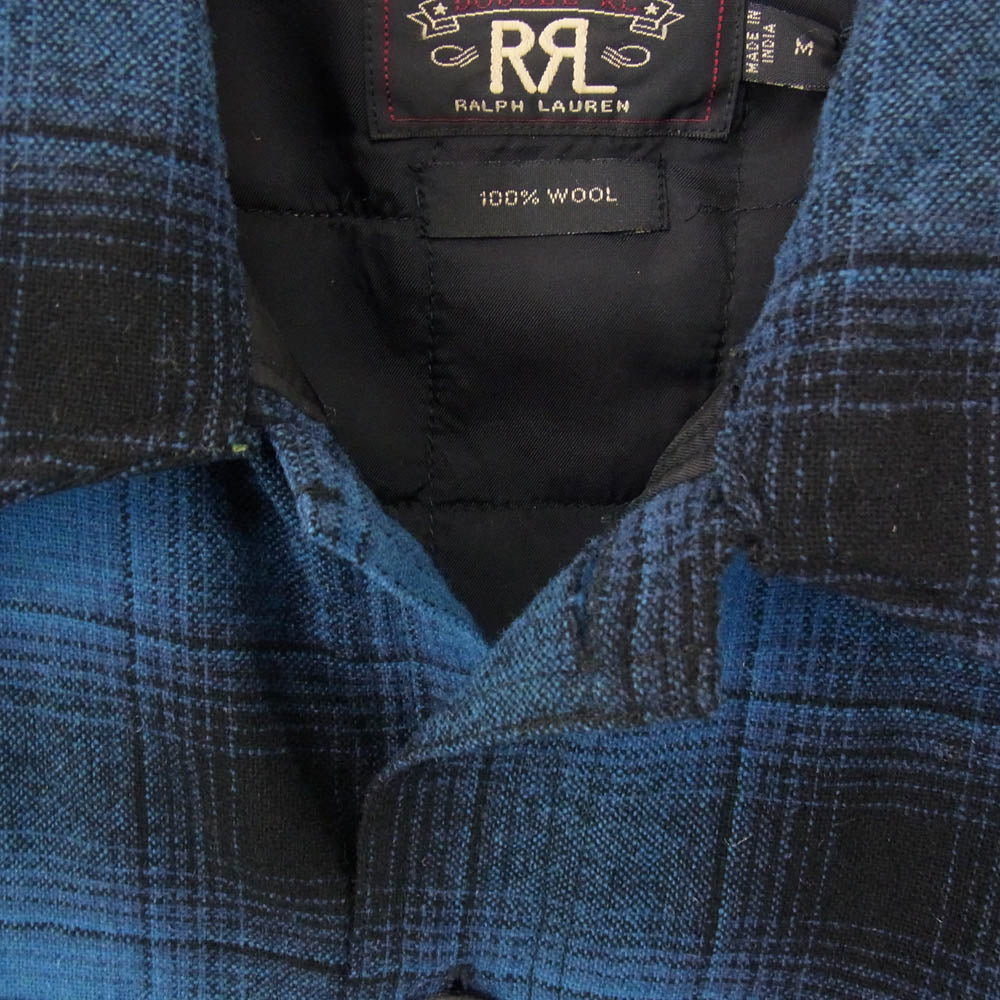 RRL ダブルアールエル オンブレ 長袖 ロングスリーブ シャツ