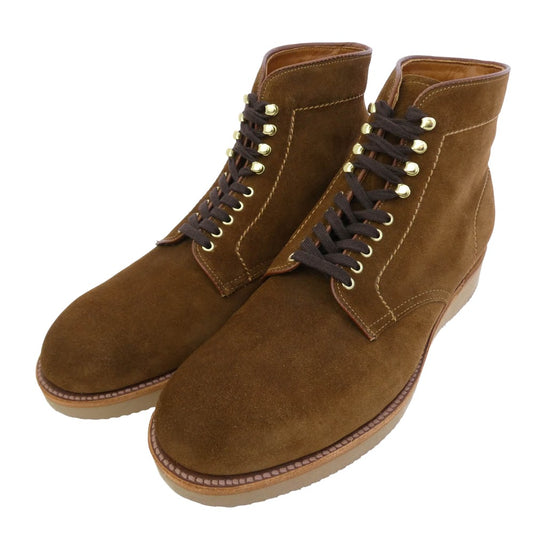 ALDEN オールデン 45918H 別注ミリタリー 6インチ スエード SNUFF ブーツ ブラウン系 10D【極上美品】【中古】