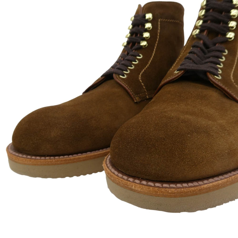 ALDEN オールデン 45918H 別注ミリタリー 6インチ スエード SNUFF ブーツ ブラウン系 10D【極上美品】【中古】