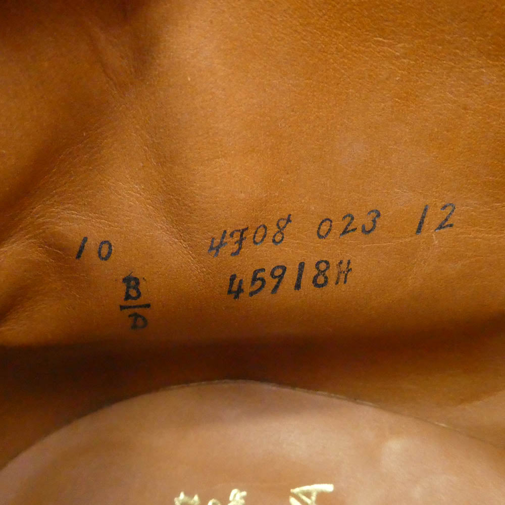 ALDEN オールデン 45918H 別注ミリタリー 6インチ スエード SNUFF ブーツ ブラウン系 10D【極上美品】【中古】