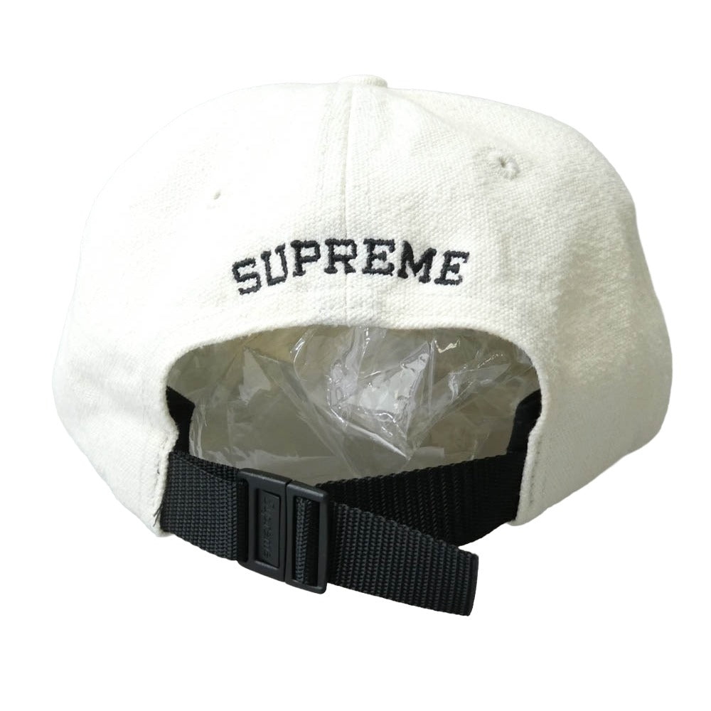 Supreme シュプリーム 23SS Classic Logo 6-Panel クラシックロゴ 6パネル キャップ 帽子 ホワイト系【中古】