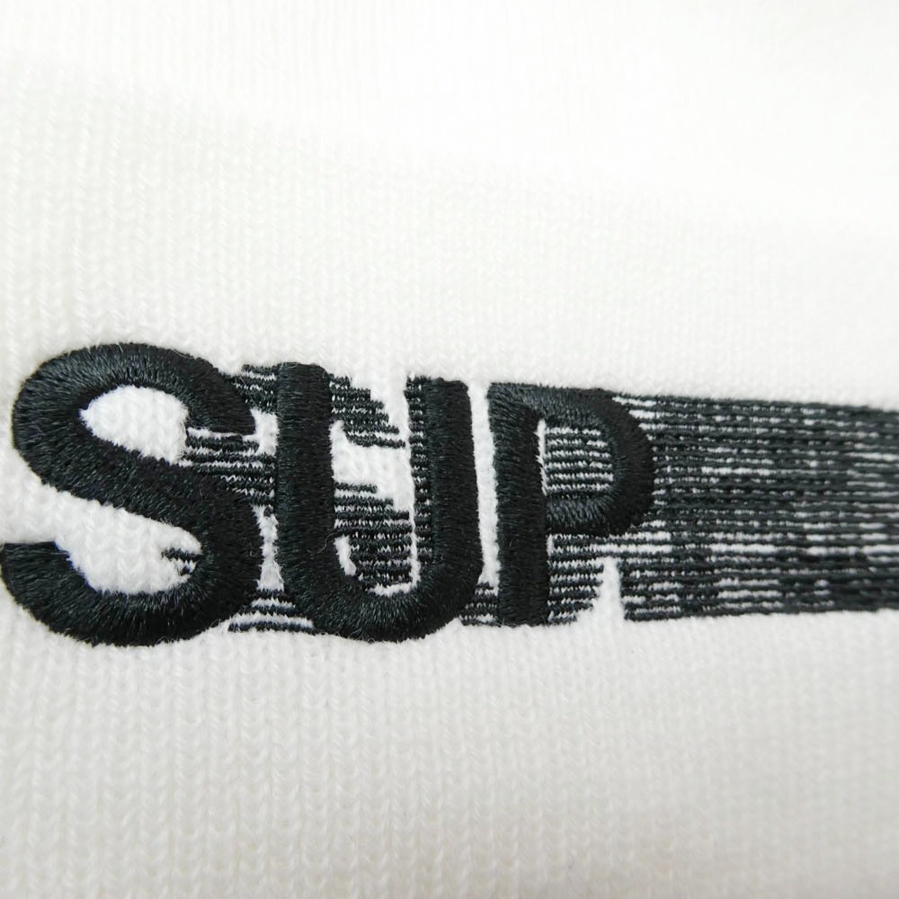 Supreme シュプリーム 23SS Motion Logo Beanie モーションロゴ ビーニー ニットキャップ 帽子 ホワイト系【美品】【中古】