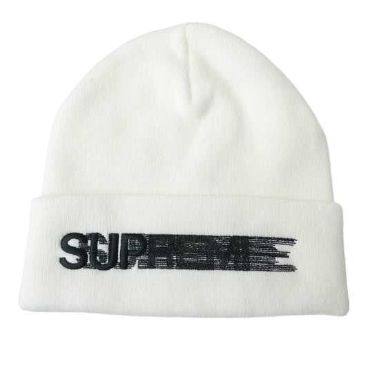 Supreme シュプリーム 23SS Motion Logo Beanie モーションロゴ ビーニー ニットキャップ 帽子 ブラック系【中古】