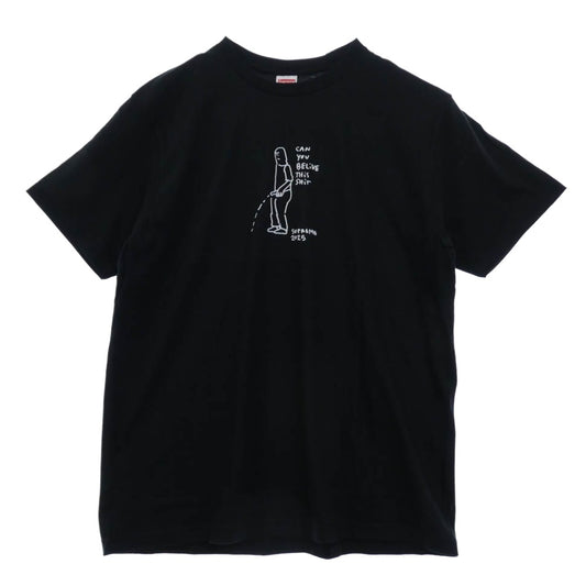 Supreme シュプリーム 25SS Piss Tee ピス 半袖 Tシャツ ブラック系 L【美品】【中古】