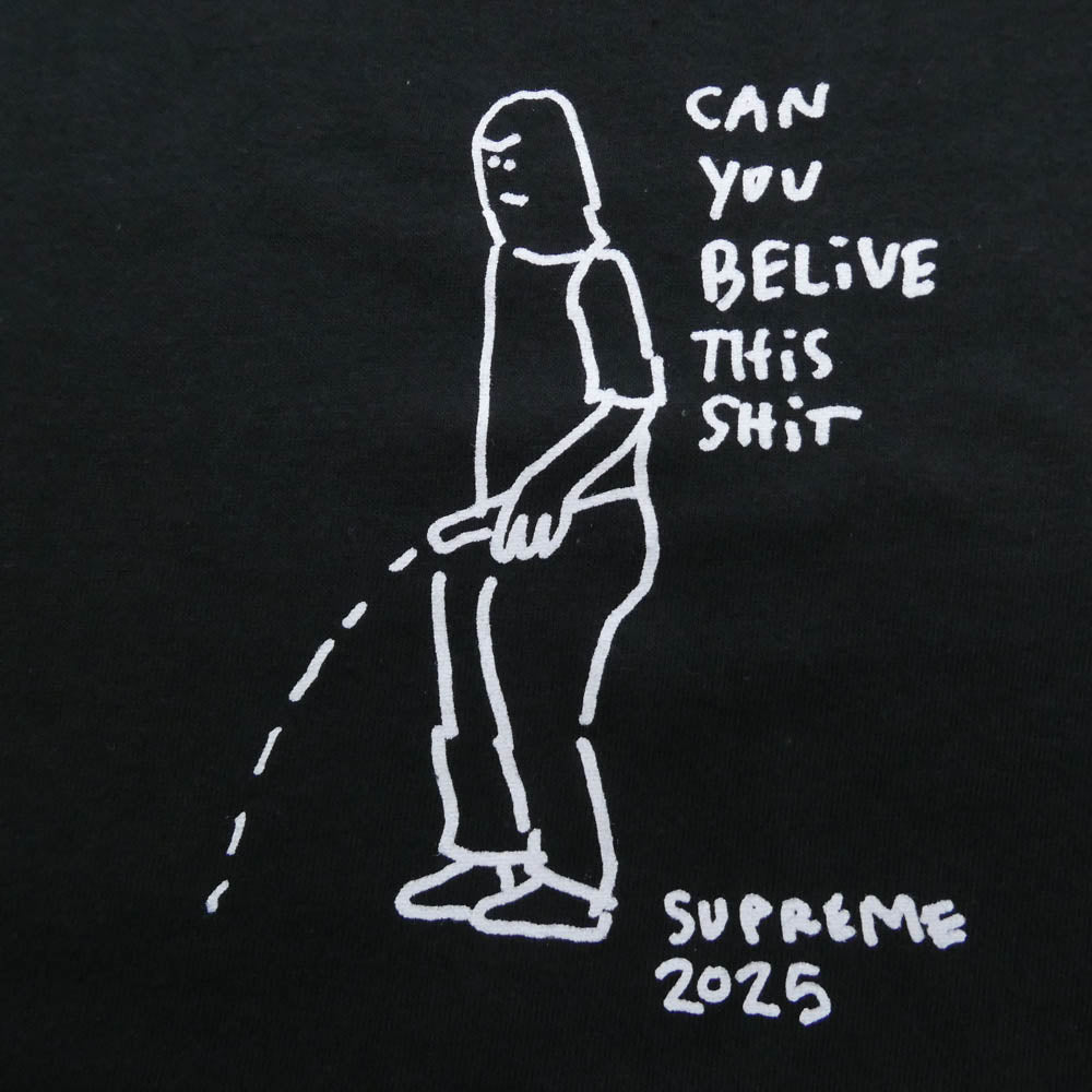 Supreme シュプリーム 25SS Piss Tee ピス 半袖 Tシャツ ブラック系 L【美品】【中古】