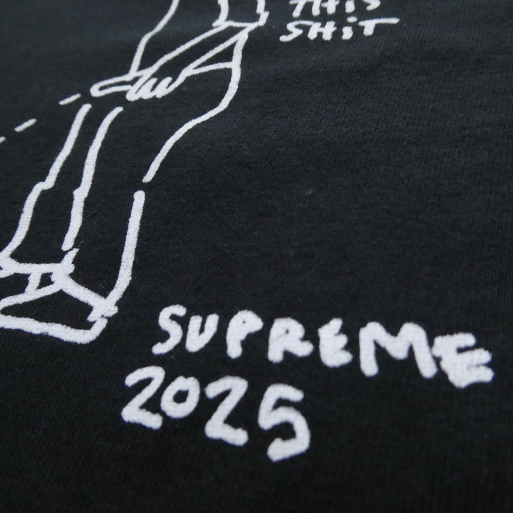 Supreme シュプリーム 25SS Piss Tee ピス 半袖 Tシャツ ブラック系 L【美品】【中古】