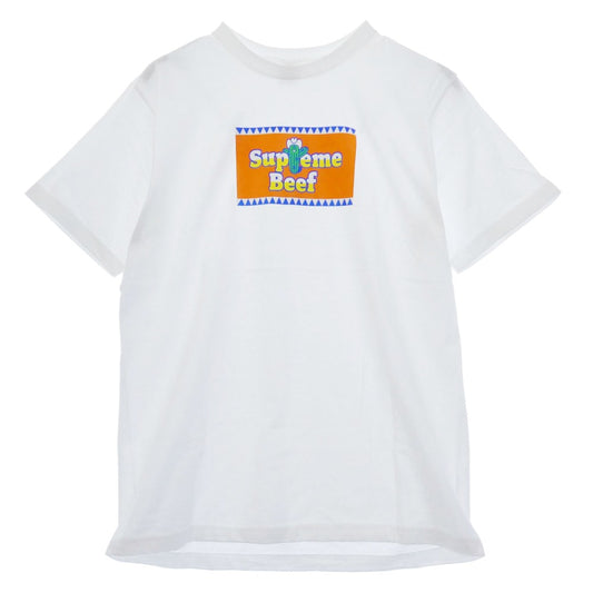 Supreme シュプリーム 25SS Beef Tee ビーフ 半袖 Tシャツ ホワイト系 M【極上美品】【中古】