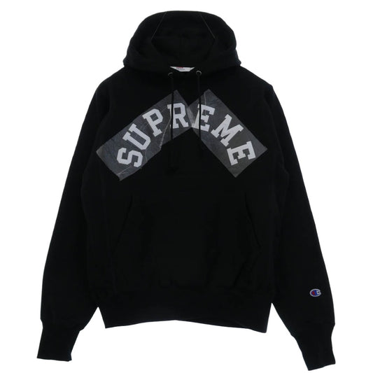 Supreme シュプリーム 25SS Hooded Sweatshirt フード スウェットシャツ フーディー パーカー ブラック系 S【極上美品】【中古】