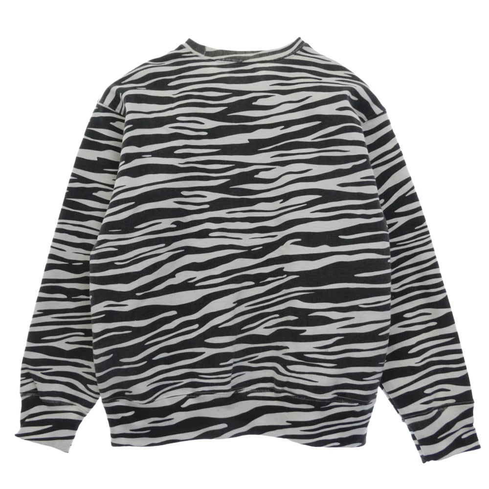 Supreme ゼブラ柄 クルーネック スウェット 激レア】Supreme ゼブラ柄