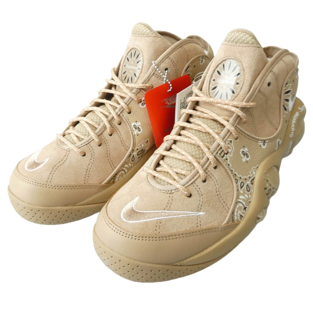 Supreme シュプリーム 22SS DJ8604-200 Air Zoom Flight 95 SP Hemp White エアズームフライト ヘンプ ホワイト スニーカー ブラウン系 28cm【新古品】【未使用】【中古】