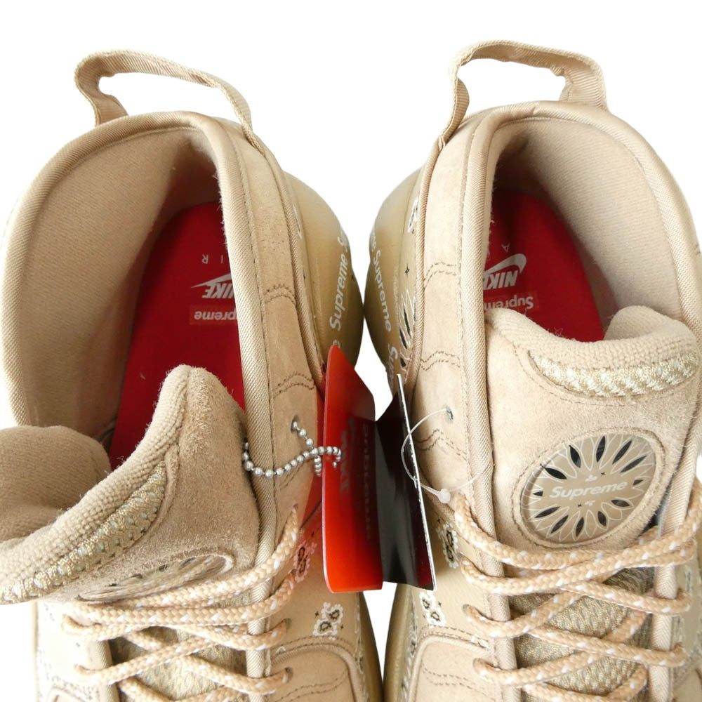 Supreme シュプリーム 22SS DJ8604-200 Air Zoom Flight 95 SP Hemp White エアズームフライト ヘンプ ホワイト スニーカー ブラウン系 28cm【新古品】【未使用】【中古】