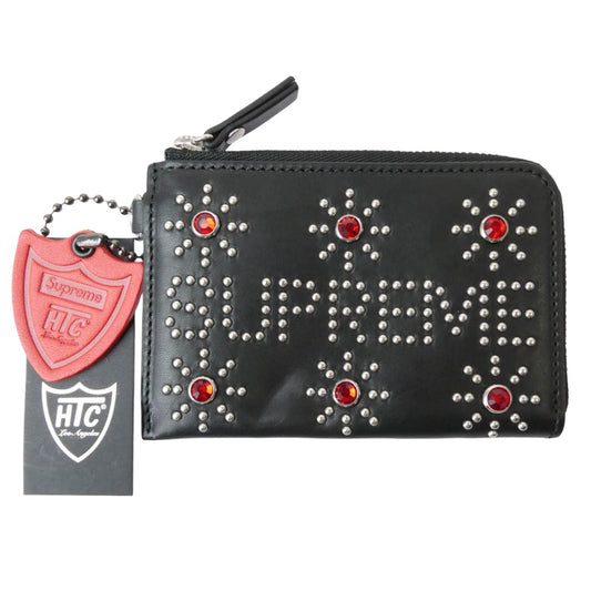 Supreme シュプリーム 23SS HTC Hollywood Trading Company Studded Wallet スタッズ レザー ショルダー ウォレット ブラック系 マルチカラー系【中古】