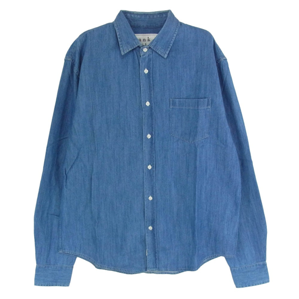 Frank&Eileen フランクアンドアイリーン 9920700025 LUKE FWD ルーク デニム 長袖シャツ インディゴブルー系 S【中古】