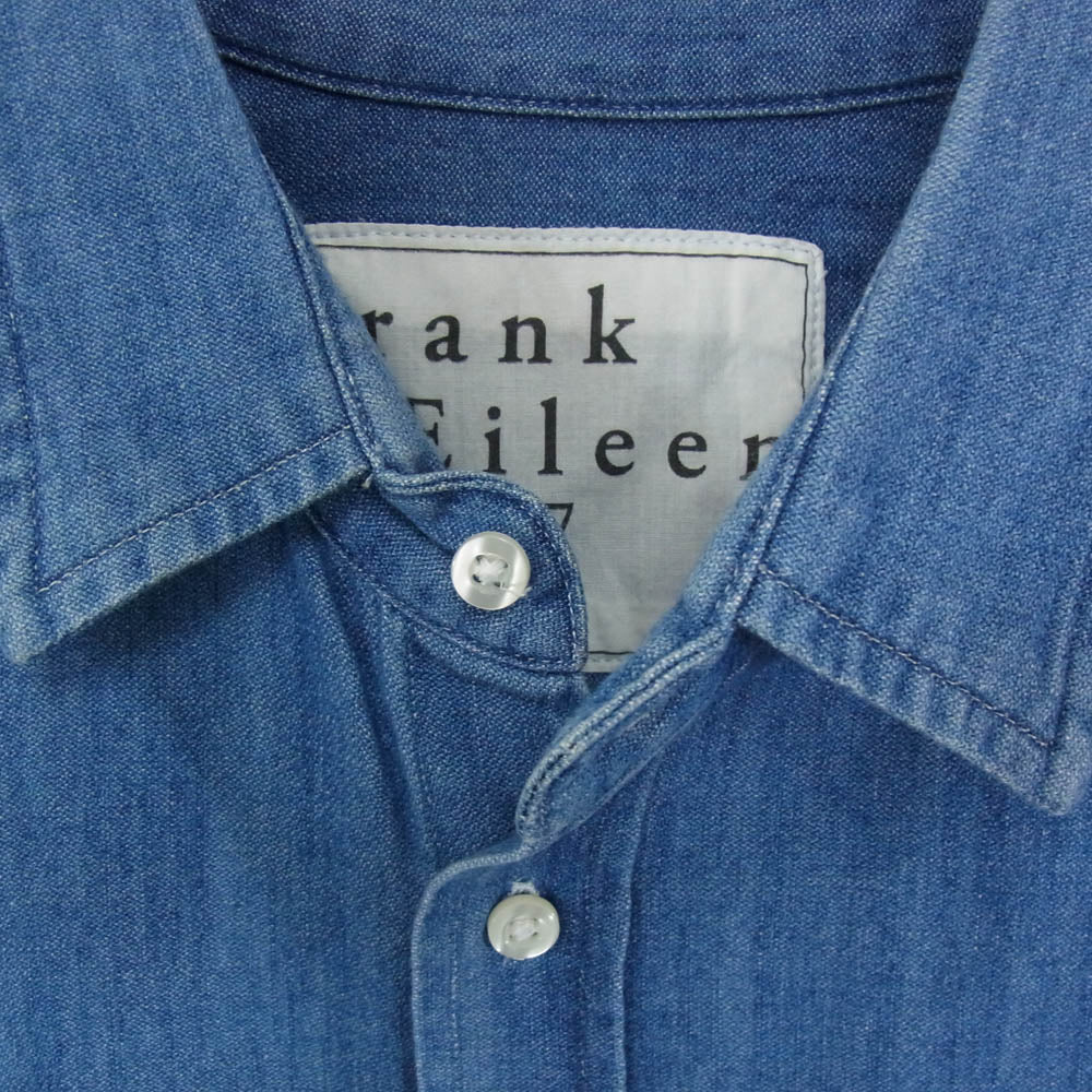 Frank&Eileen フランクアンドアイリーン 9920700025 LUKE FWD ルーク デニム 長袖シャツ インディゴブルー系 S【中古】