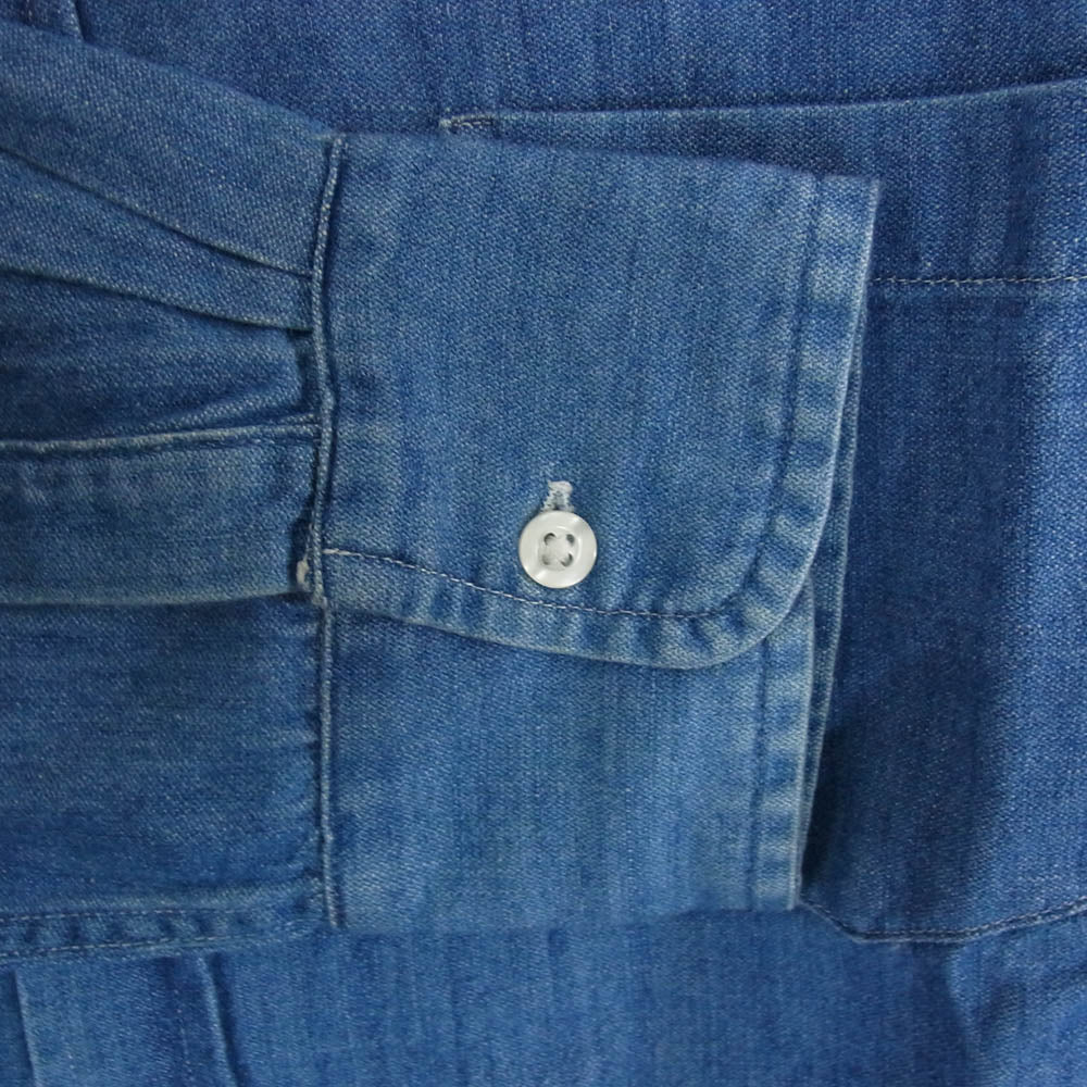 Frank&Eileen フランクアンドアイリーン 9920700025 LUKE FWD ルーク デニム 長袖シャツ インディゴブルー系 S【中古】