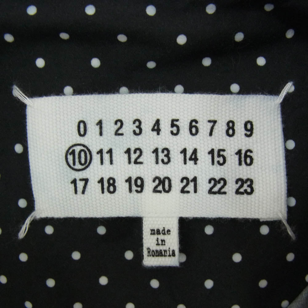 MAISON MARGIELA メゾンマルジェラ 19AW S30DL0442 S52359 ポルカドット コットン ポケット 長袖シャツ ブラック系 40【中古】