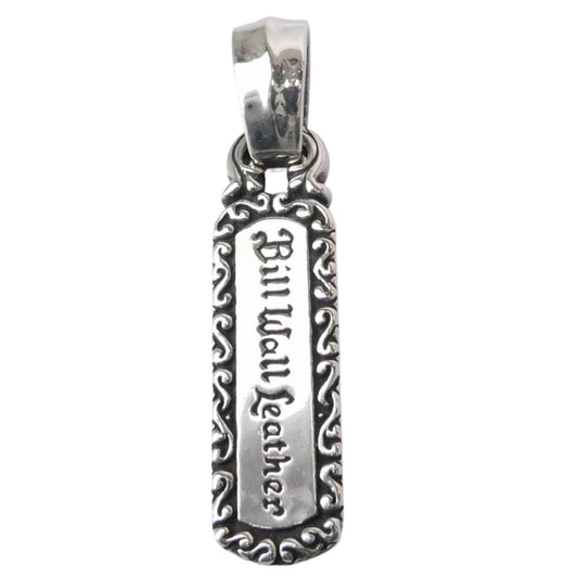 BILL WALL LEATHER ビルウォールレザー 上野店限定 WAVE CYLINDER ウェーブシリンダー ロゴプレートドッグタグ ペンダントトップ シルバー系【中古】