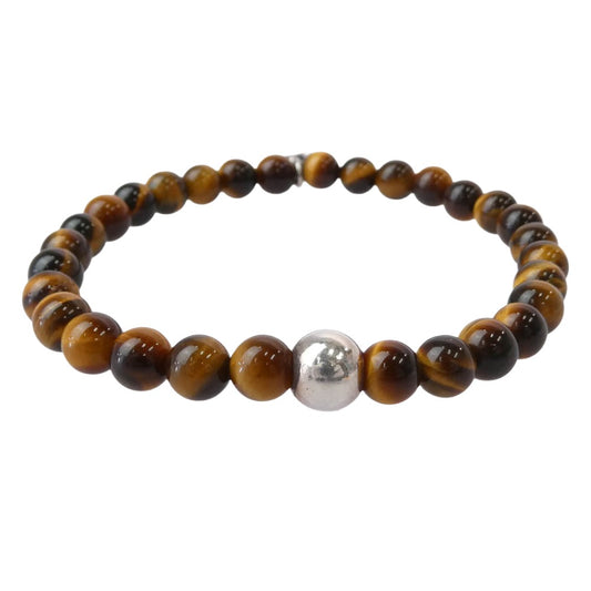 BILL WALL LEATHER ビルウォールレザー BEAD SMILE スマイルビーズブレスレット ブラウン系 シルバー系【中古】