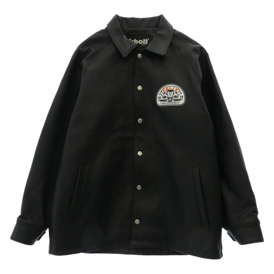 schott ショット 3121026 SHEEP COACH JKT シープスキン レザー コーチジャケット ブラック系 M【中古】