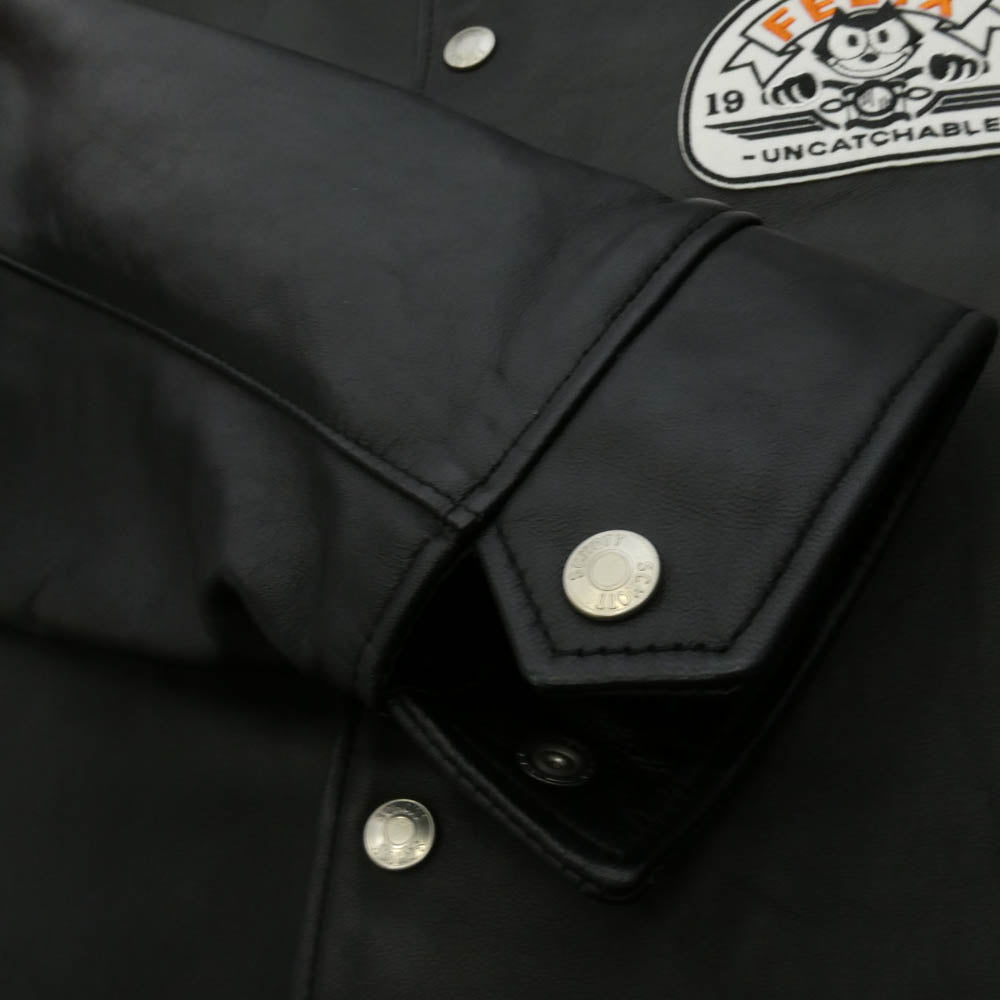 schott ショット 3121026 SHEEP COACH JKT シープスキン レザー コーチジャケット ブラック系 M【中古】